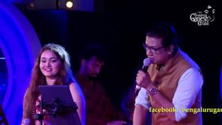 Vijay Prakash &amp; Anuradha Bhat singing &quot;Jotheyali Jothe Jotheyali&quot; @ 54th Bengaluru Ganesh Utsava
