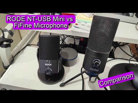 RODE NT-USB Mini vs FiFine Microphone USB Dektop Mic Comparison