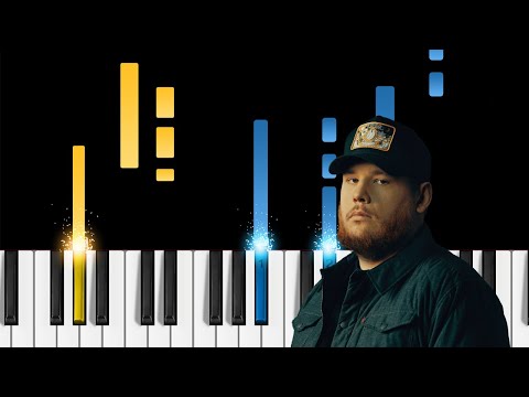 Beautiful Crazy - Luke Combs - Easy Piano tutorial