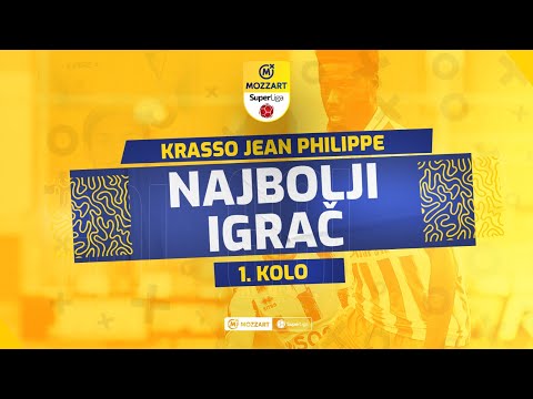 Mozzart Bet Super liga 2023/24 - 1.Kolo: Najbolji igrač kola Jean Philippe Krasso
