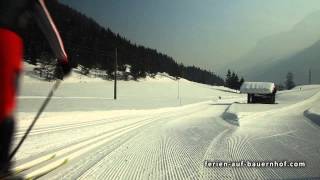 preview picture of video 'Langlauf Impressionen Waidring Skiparadies Steinplatte'