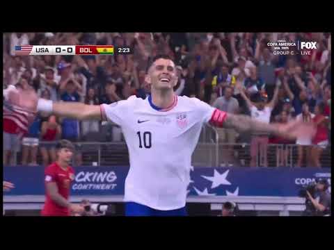 Christian Pulisic goal vs Bolivia