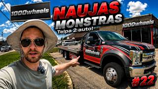 1000wheels Radau idealų AUTOVEŽĮ? Telpa net 2 automobiliai! 😳 | #22