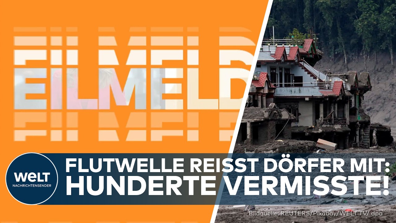 STURZFLUT-KATASTROPHE IM HIMALAYA: Ganze Dörfer weg – Hunderte Touristen vermisst!