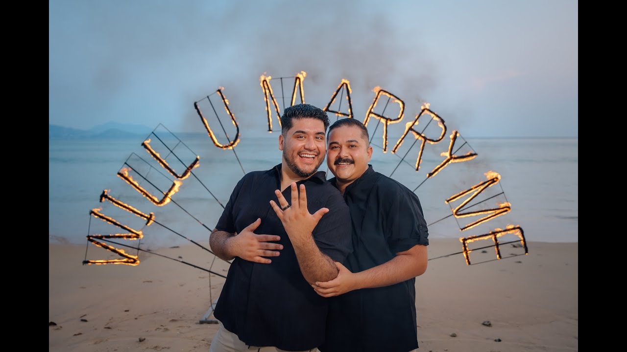 Best LGBTQ+ Beach Marriage Proposal in Phuket, Thailand by BESPOKE EXPERIENCES
