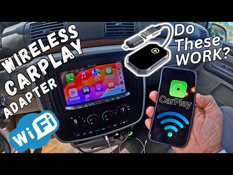 Car Wireless CarPlay Adapter for RAM Ram 2500 2018-2024, 2-in-1 Support Apple CarPlay and Android Auto Mini Fast Connection, Plug and Play,Black video review thumbnail