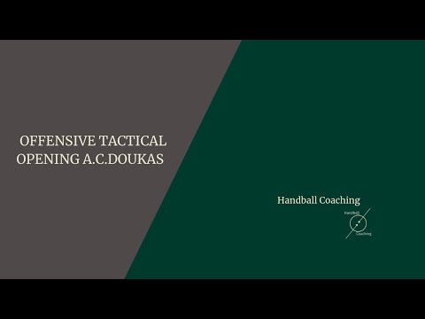 HANDBALL ATTACK TACTICAL OPENING A.C.DOUKAS 2020-21