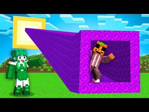 Encontré un TUNEL Hacia el SOL en Minecraft!