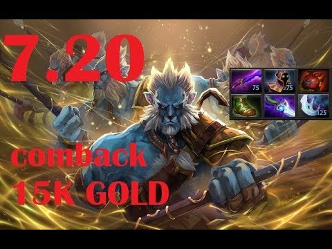 DOTA2 7.20 - How to Phantom Lancer comback 15k GOLD