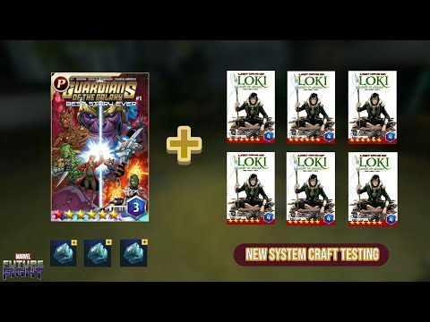 New Premium Card System Craft Testing - Marvel Future Fight ( P.Card Craft System Testing )