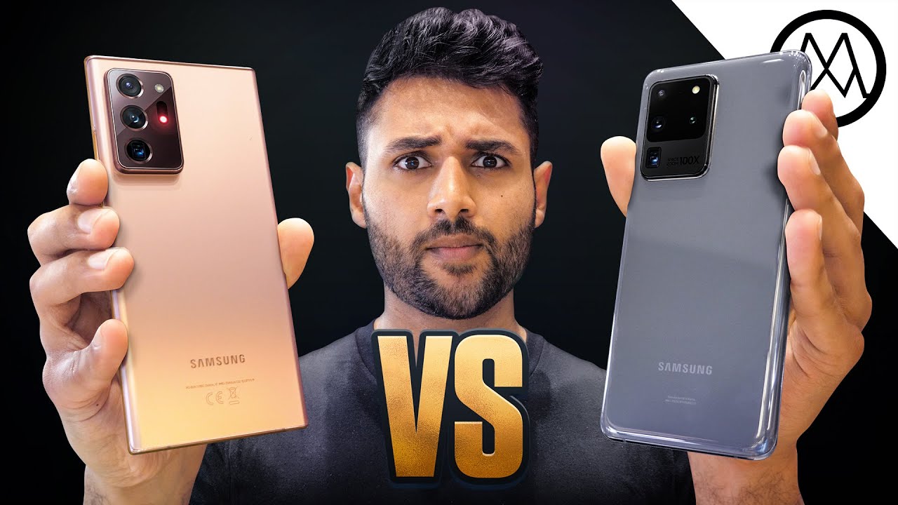 Samsung Galaxy Note 20 Ultra vs Galaxy S20 Ultra.