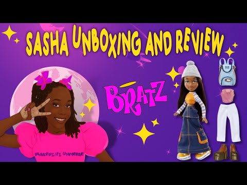 Bratz 20th Anniversary "Sasha" Doll Unboxing & Review | Clothes don't fit!!!