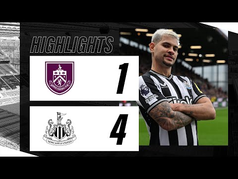 Burnley 1 Newcastle United 4 | Premier League Highlights
