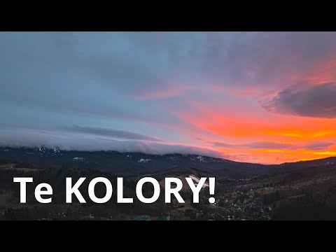 Zawoja i Babia Góra tuż przed zmianą pogody - 9 stycznia 2025