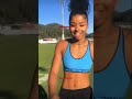 Chrisean cheerleading#chriseanrock #highschoolsports #before #viral #shorts #flip #blueface #old #to