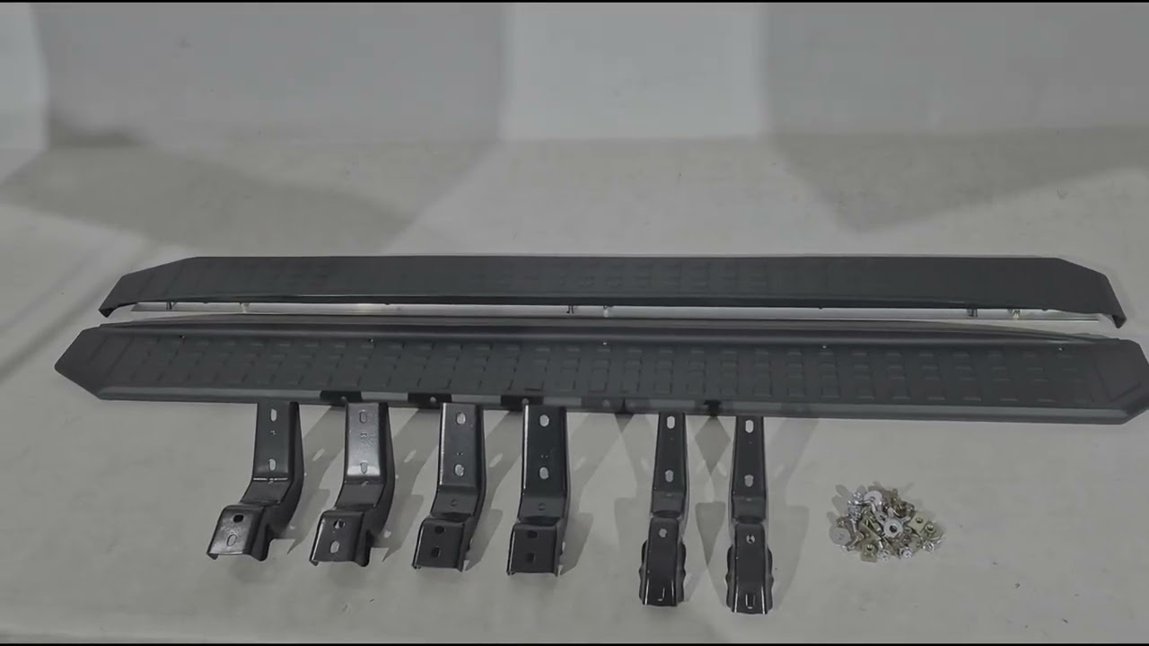 Toyota Land Cruiser Prado 250 2023- Marchepieds latéraux (2 pcs) Video 1