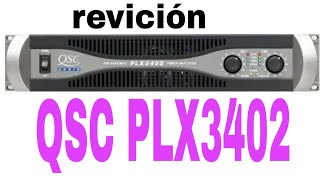Video thumbnail for QSC PLX3402 by Decibeles y Watts