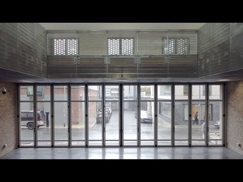 The new campus of Royal College of Art at Battersea, London designed by Herzog & de Meuron