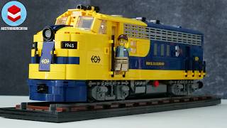 LEGO 910066 Brick Railroad Locomotive - BDP Series 8 - LEGO Speed Build Review