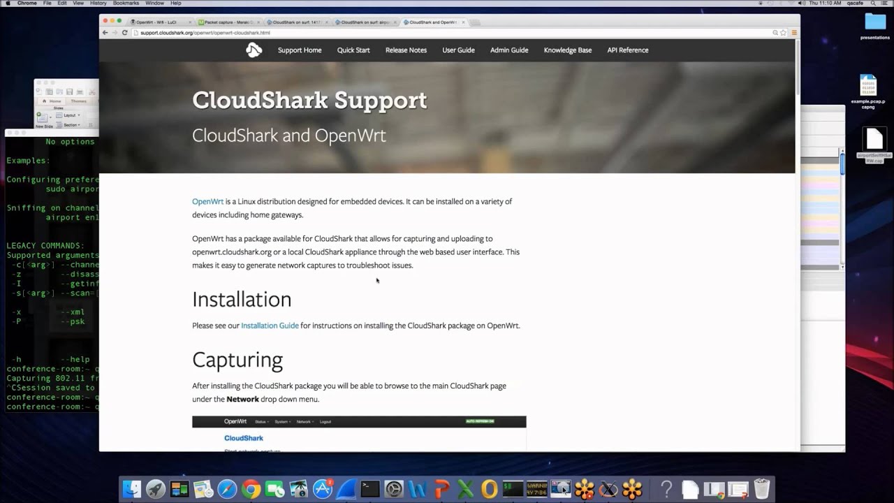 Packet Capture and Analysis in Wireless Networks