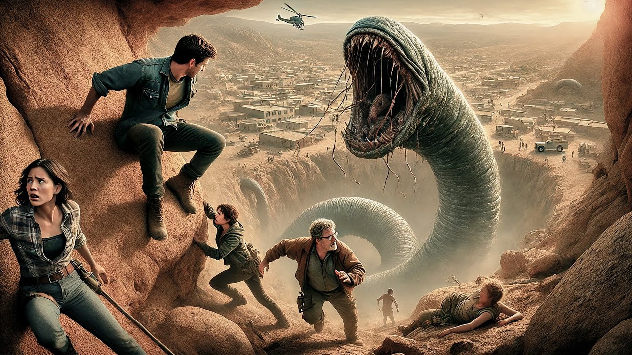 Pequena Cidade é Atacada Por Terríveis Criaturas Subterrâneas Forçando Moradores Fugirem Para Rochas