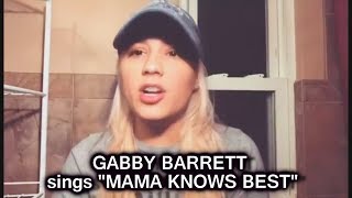 Gabby Barrett sings “Mama Knows Best” (partial) cover American Idol 2018 2nd Runner Up