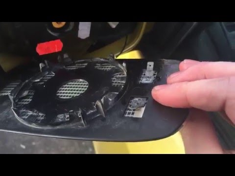 How to replace heated mirror glass on 2002-2005 Honda Civic SI/SIR EPHatch