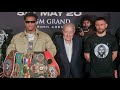 DEVIN HANEY FLEXES UNDISPUTED BELTS ON VASYL LOMACHENKO AS HE IS NOT AMUSED!