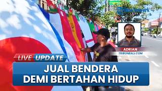 Euforia Piala Dunia 2026, Pak Yudi Jualan Bendera Negara Peserta di Denpasar demi Penuhi Kebutuhan