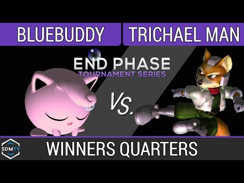 End Phase 11 - BlueBuddy (Jigglypuff) vs. Trichael Man (Fox) - SSBM Winners Quarters - Smash Melee