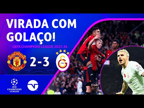 Gols e lances de Manchester United x Galatasaray