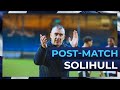 Solihull Moors - Playoff Eliminator: Post-Match Interview with Chris Millington