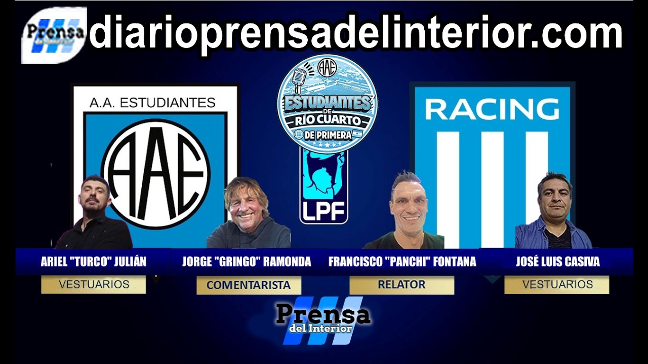⚽ Estudiantes de Río Cuarto vs Racing EN VIVO | Liga Profesional 2026