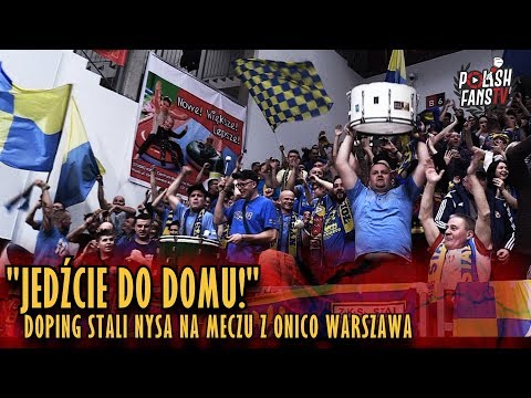 "JEDŹCIE DO DOMU!" - doping Stali Nysa na meczu z Onico Warszawa (23.01.2019 r.)