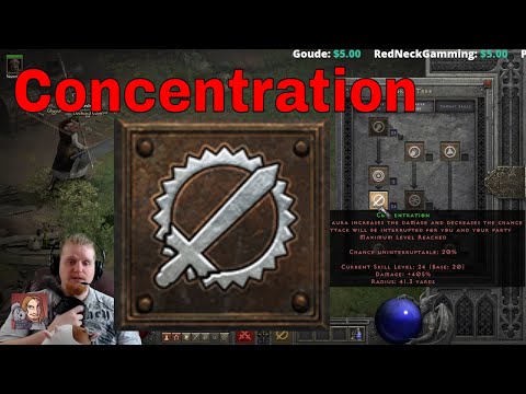 D2R Skills & Abilities - Concentration (Paladin Aura)