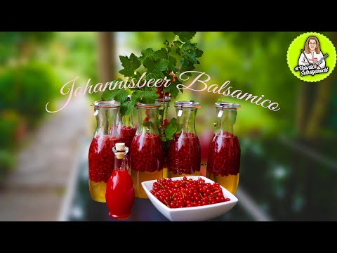 Currant balsamic with honey and vanilla