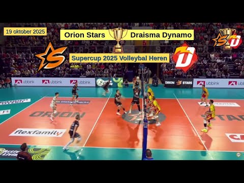 Supercup 2025 Orion Stars - Draisma Dynamo (19 okt 2025) samenvatting op Big Points