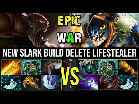 NEW META BUILD!!! WTF Satanic + Assault Cuirass Slark Counter Lifestealer EPIC Battle Comeback Dota2