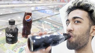 BLACK WATER IN PEPSI BOTTLE REACTION!!!
