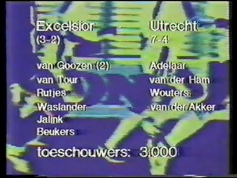 1984 19 feb Excelsior-FC Utrecht 7-4  bizar !!