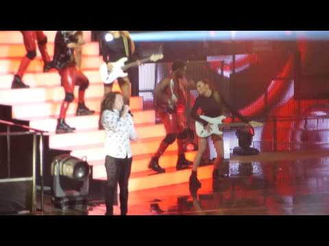 Luke Friend -Play That Funky Music - Xfactor Tour live (Wembley 08/03/2014)