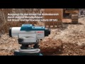 Bosch PRO Optisches Nivelliergerät GOL 26 D, mit Baustativ BT160, Messstab GR 500 Video