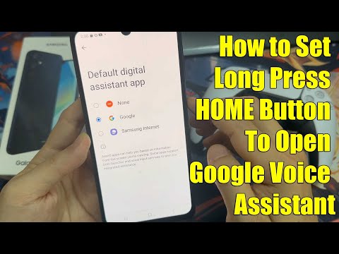 Samsung Galaxy A16 5G: How to Set Long Press HOME Button To Open Google Voice Assistant