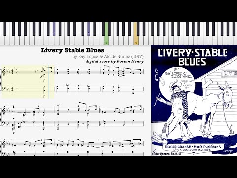 Livery Stable Blues by the Original Dixieland Jazz Band (1917, Blues piano)