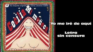 Cecilia - Yo me iré de aquí - Nuevo disco 2012 - Letra Original sin Censura - 3D & HD