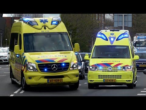[07.05.2021] UMCG Ambulancezorg Ambulances met spoed in Leeuwarden