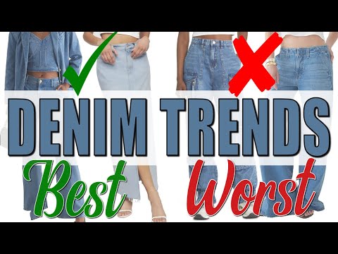 9 BEST & Worst Denim Trends / TOP Denim Trends For Fall 2023 You Don't Want To Miss!