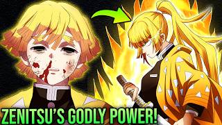 HOW STRONG IS ZENITSU IN THE END OF STORY HIS GODSPEED & THUNDER BREATHING EXPLAINED - DEMON SLAYER