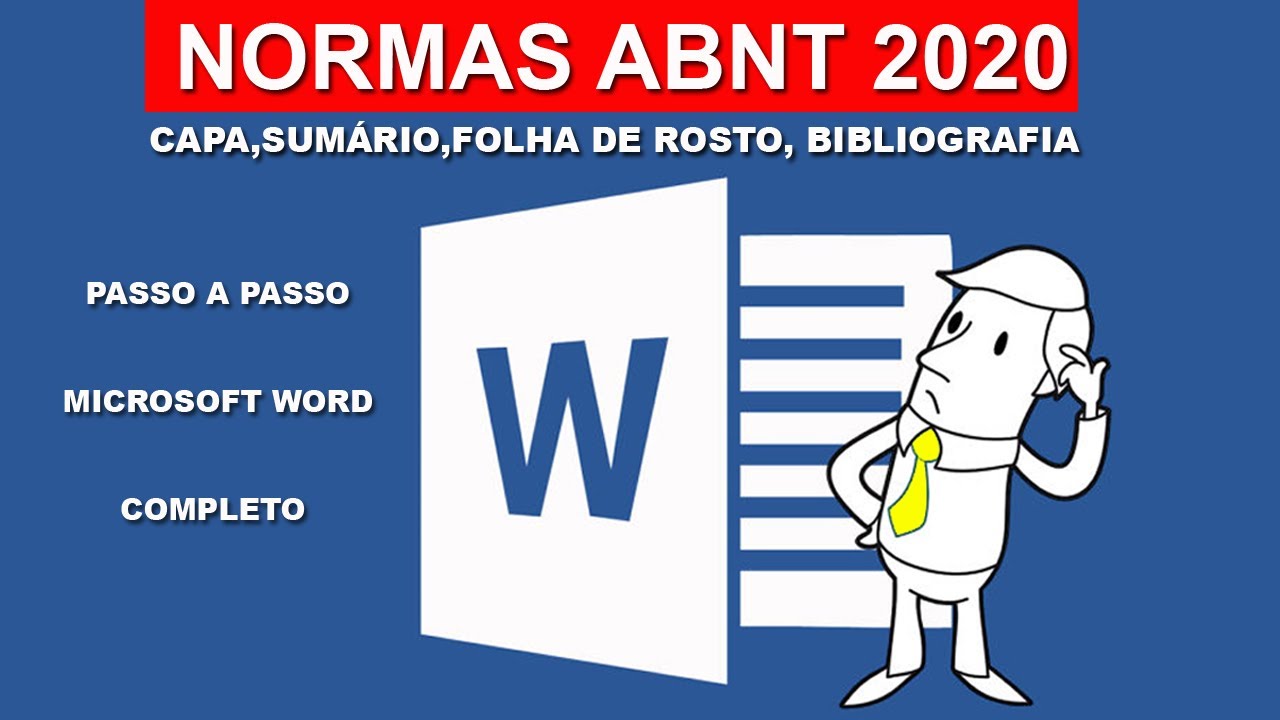 Como fazer as normas ABNT no Word- Atualizado 2020- TCC, Monografia, Completo e Passo a Passo!