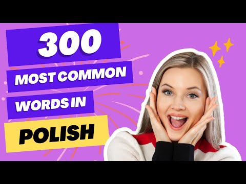 300 most common words in Polish